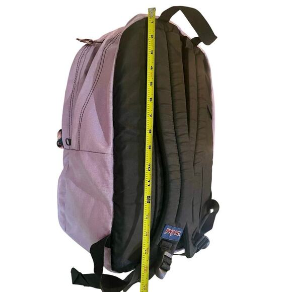 JANSPORT BACKPACK LAPTOP COMPUTER PASTEL LILAC POCKETS SCHOOL COLLEGE VERSATILE - Picture 5 of 16